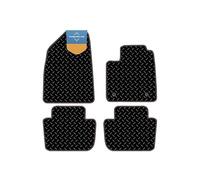 MG MG4 EV 2022 onwards Tailored Car Floor Mats - 3mm Black Rubber with Red Stitch Edge, Anti-Slip, Waterproof, OEM Clips, UK-Made with Black Cloth-Bound Edge - Prestige Mats