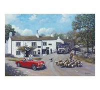 MG MGA Bedford OB Classic Car Coach Blank Birthday Fathers Day Card