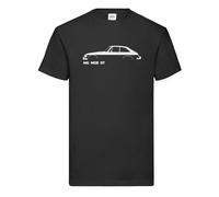 MG MGB T-Shirt Classic British Sports Car Silhouette Official Licensed Product (UK, Alpha, M, Regular, Regular, Black)