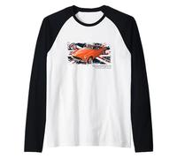 MG MGB The Great British Sports Car Retro Raglan Baseball Tee