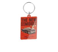 MG Midget Keyring Classic British Car Advert Keychain OFFICIAL LICENCED PRODUCT (Gift Box Packaging)