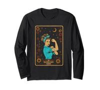 MG Myasthenia Gravis Warrior Tarot Card Long Sleeve T-Shirt