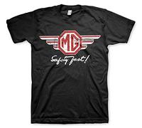 MG Officially Licensed Wings Mens T-Shirt Big & Tall Mens T-Shirt (Black), 3XL