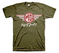MG Officially Licensed Wings Mens T-Shirt (Olive), S
