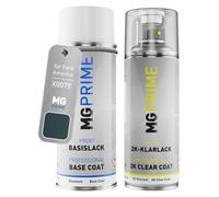 MG PRIME Car paint 2K spray can set for Ford America X0079 / DP733 Amazon Grey Base coat 2K clear coat spray can