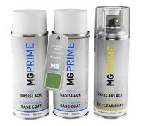 MG PRIME Car paint 2K spray can set for General Motors WA247L Roswell Metallic 1 under + base coat 2K clear coat spray can