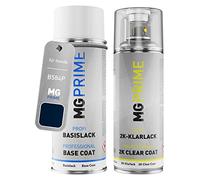 MG PRIME Car paint 2K spray can set for Honda B584P Deep Sapphire Blue Pearl II Base coat 2K clear coat spray can