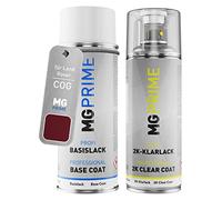 MG PRIME Car paint 2K spray can set for Land Rover COG / BLVC843 Cherry Red Mica Base coat 2K clear coat spray can
