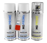 MG PRIME Car paint 2K spray can set for Toyota 4W5 Pop Orange Crystal Shine/Solar Octane Pearl under + base coat 2K clear coat spray can