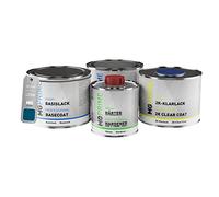 MG PRIME Car paint Can set for Audi LZ5W / Z5W / 7C Denimblau Perleffekt/Denim Blue Pearl Primer base coat 2K clear coat hardener ready-to-spray 1.75l
