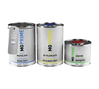 MG PRIME Car paint Can set for Ferrari 25090 Grigio Argento Metallic Base coat 2K clear coat hardener ready-to-spray 2.5l