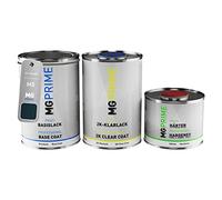 MG PRIME Car paint Can set for Mazda M8 Montego Blue Mica Base coat 2K clear coat hardener ready-to-spray 2.5l