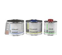 MG PRIME Car paint Set can ready-to-spray for Opel KQU / 6U / MO6U Copper Coin/Impact Kupfer Base coat + 2K clear coat 1.25l