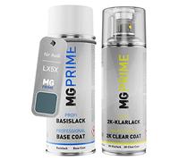 MG PRIME Car paint spray can for Audi LX5X / X5X / 9F Sphärenblau Me. +2K