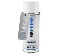 MG PRIME Car paint Spray can for Audi LY7J / Y7J / C2 Avussilber Metallic/Avus Silver Pearl Effect Base coat spray can 400ml