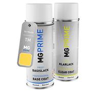 MG PRIME Car paint spray can for Mazda TM Pop Yellow + clear coat