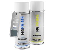 MG PRIME Car paint spray can for Mercedes 7368/368 Flintgrau Metallic +1K