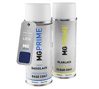 MG PRIME Car paint spray can for Volkswagen LB5K / B5K / 0A Reef Blue. +1K