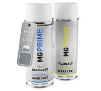 MG PRIME Car paint Spray can set for Audi LY7G / Y7G / Q4 Quarzgrau Metallic/Quartz Grey Metallic Base coat clear coat spray can 400ml