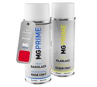 MG PRIME Car paint Spray can set for Chevrolet WA238L Super Red/Sportiv Rot Base coat clear coat spray can 400ml