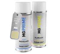 MG PRIME Car paint Spray can set for Ford America M / 56F91 Corinthian White 2 / Ermine White Base coat clear coat spray can 400ml