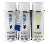 MG PRIME Car paint Spray can set for Honda B593M Brilliant Sporty Blue Metallic/Aegean Blue Metallic Primer base coat clear coat spray can 400ml