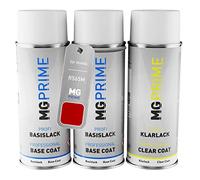 MG PRIME Car paint Spray can set for Honda R565M Premium Crystal Red M. / Brilliant Red Metallic Primer base coat clear coat spray can 400ml