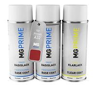 MG PRIME Car paint Spray can set for Nissan A32 E Motion Red Pearl/Chilirot Metallic Primer base coat clear coat spray can 400ml