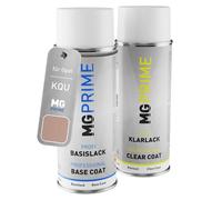 MG PRIME Car paint Spray can set for Opel KQU / 6U / MO6U Copper Coin/Impact Kupfer Base coat clear coat spray can 400ml