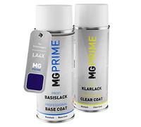 MG PRIME Car paint Spray can set for Volkswagen VW LA4X / A4X / Z6 Ultra Violet Metallic Base coat clear coat spray can 400ml