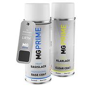 MG PRIME Car paint Spray can set for Volkswagen VW LR7H / R7H / X3 Indium Grau Metallic/Indium Grey Metallic Base coat clear coat spray can 400ml