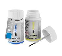 MG PRIME Car paint Touch-up pen set for Audi LV5C / V5C / N6 Turboblau/Turbo Blue Base coat clear coat 50ml each