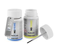 MG PRIME Car paint Touch-up pen set for Porsche M7K Arktikgrau/Arctic Grey Base coat clear coat 50ml each