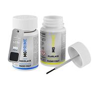 MG PRIME Car paint Touch-up pen set for Volkswagen VW LC9X / C9X / 2T Deep Black Perleffekt/Deep Black Pearl Metallic Base coat clear coat 50ml each