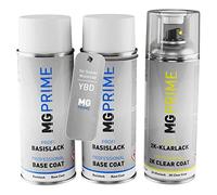 MG PRIME Motorcycle paint 2K spray can set for Suzuki Motorrad YBD GL Splash White Pearl under + base coat 2K clear coat spray can