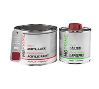 MG PRIME Pantone 202C Red Acrylic paint gloss 0.75 litres / 750 ml can including hardener