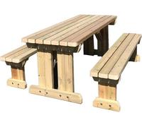 MG Timber Products Free Standing Wooden Picnic Table - 4Ft