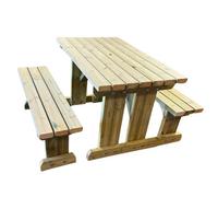 MG Timber Products Free Standing Wooden Picnic Table - 5Ft