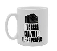 MG3247 I've Been Known To Flash People Novelty Gift Printed Tea Coffee Ceramic Mug