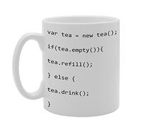 MG381 Tea Programming Language Novelty Gift Printed Tea Coffee Ceramic Mug