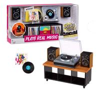 MGA’s Miniverse Real Music Mini Record Player Collectable - Mini Record Player with 1 Vinyl, Furniture Piece and Speakers, Compatible with Miniverse Vinyl, Suitable for Ages 8+ Years