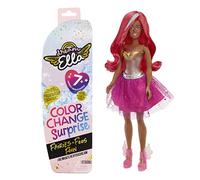 MGA’s Dream Ella 578024EUC Colour Change Fairies-Collectable Toy for Kids-UNbox a 29 cm Doll and 7 Surprises-Includes Wig, Skirt, Boots and More-for Toddlers Ages 3 Years Plus-Yasmin, Pink