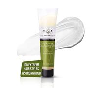 MGA Vegan Sculpting Hair Gel Tube - Organic formula for all Hair Kinds for Men & Women | Curly hair products provide Strong Hold & Lasting Control | Colour Safe | 156g