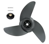 MGA089B Motorguide Replacement Prop, 3 Blade Trolling Motor Propeller for MotorGuide 3.5" Motor Diameter, Machete III Black 3-Blade Prop for MotorGuide R3 55lb, W55, Xi5 36v,75 Wireless Trolling Motor