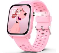 Mgaolo Kids Smart Watch 1.85" Upgrade - Fitness Tracker with Heart Rate Sleep Monitor, 100+ Sports Modes, 12 Puzzle Games, Activity Tracker for Boys Girls Outdoor Fun (Pink)