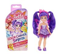 MGA's Dream Bella Colour Change Surprise Little Fairies Celestial Series - AUBREY - 9+ Surprises - Star Inspired Mini Fashion Doll with Iridescent Sparkly Wings, Tiara & Purple Hair - For Kids Ages 3+