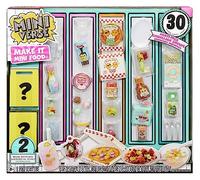 MGA's Miniverse Make It Mini Food Multipack - DIY Food Playset with UV Light, Replica Food Ingredients, and Resin Play - Not Edible - Suitable for Kids Ages 8+