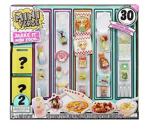 MGA's Miniverse Make It Mini Food Multipack - DIY Food Playset with UV Light, Replica Food Ingredients, and Resin Play - Not Edible - Suitable for Kids Ages 8+