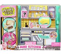 Make It Mini Kitchen - DIY Kitchen Playset with UV Light, Mystery Recipe, Resin Play, and Exclusive Mini Oven Mitts - Not Edible - Requires Batteries