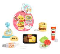 MGA's Miniverse Make It Mini Plush - DIY Food-Themed Plush Craft Kit with Air-Dry Adhesive & Keychain Clip, 8 Different Collectables, For Ages 8+